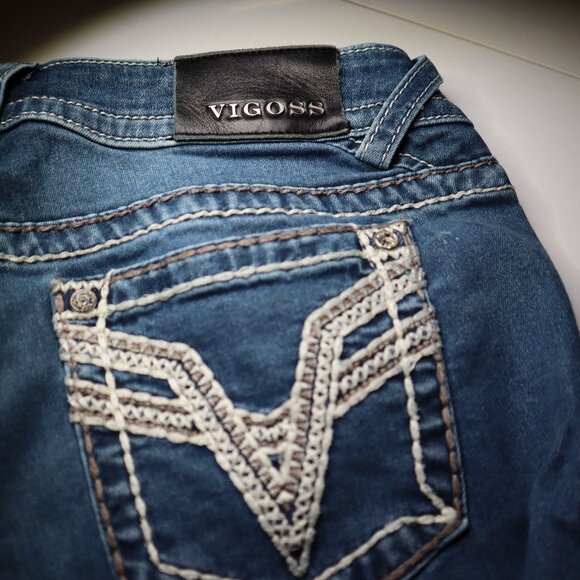 Vigoss The Chelsea Skinny Jeans, Size 9/10, Length 31 - Picture 1 of 6